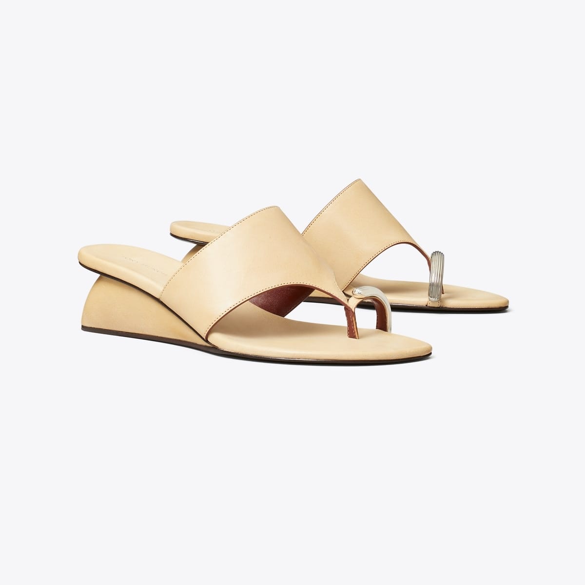 Pierced Wedge Sandal