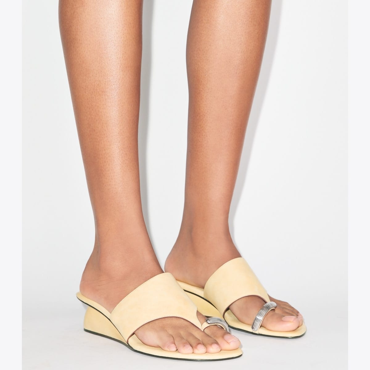 Pierced Wedge Sandal