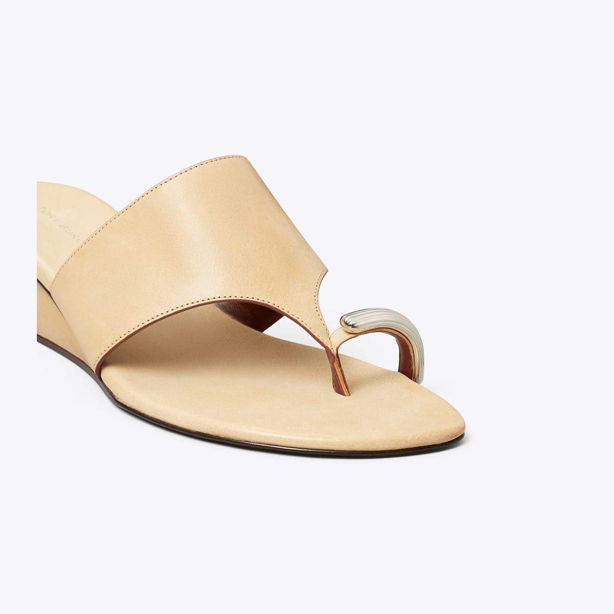 Pierced Wedge Sandal