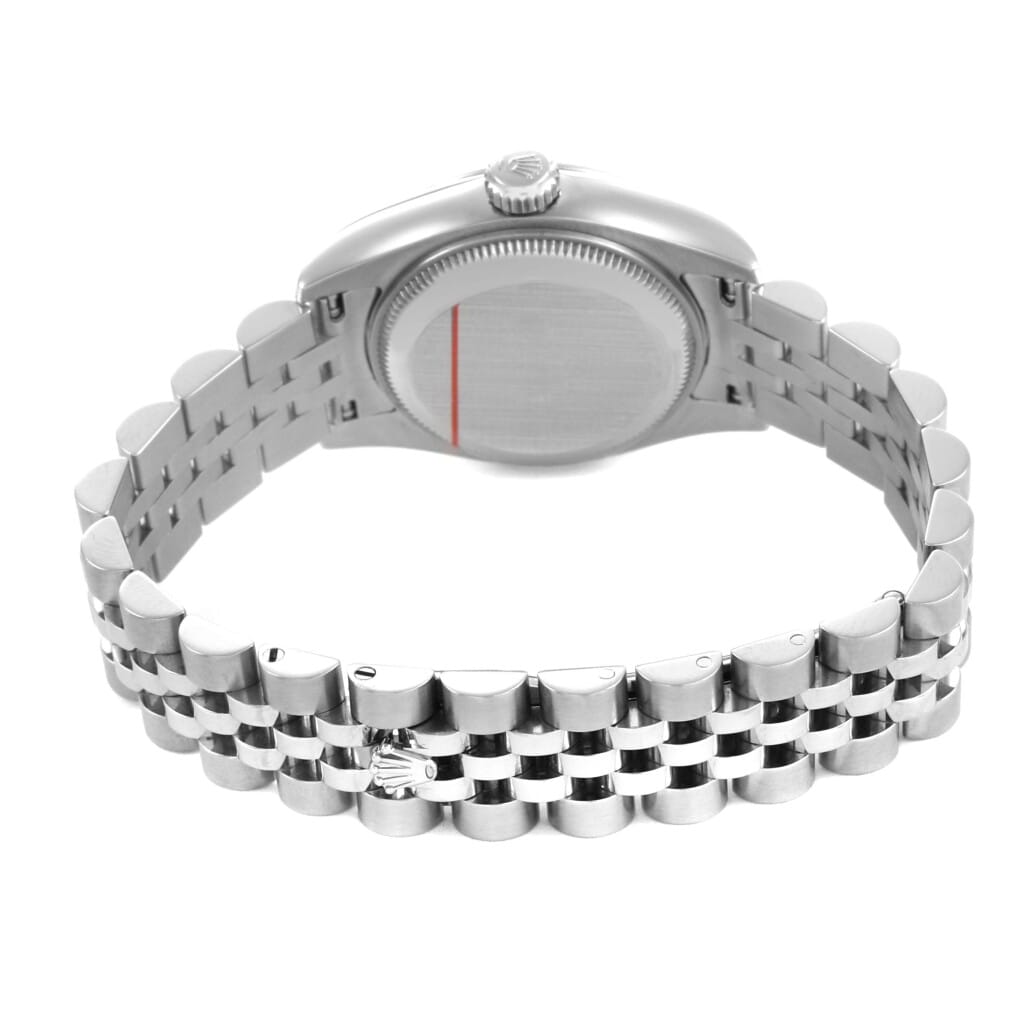 Datejust (Reference 179384). A 26mm stainless steel white gold diamond-set automatic wristwatch with date. 2013
