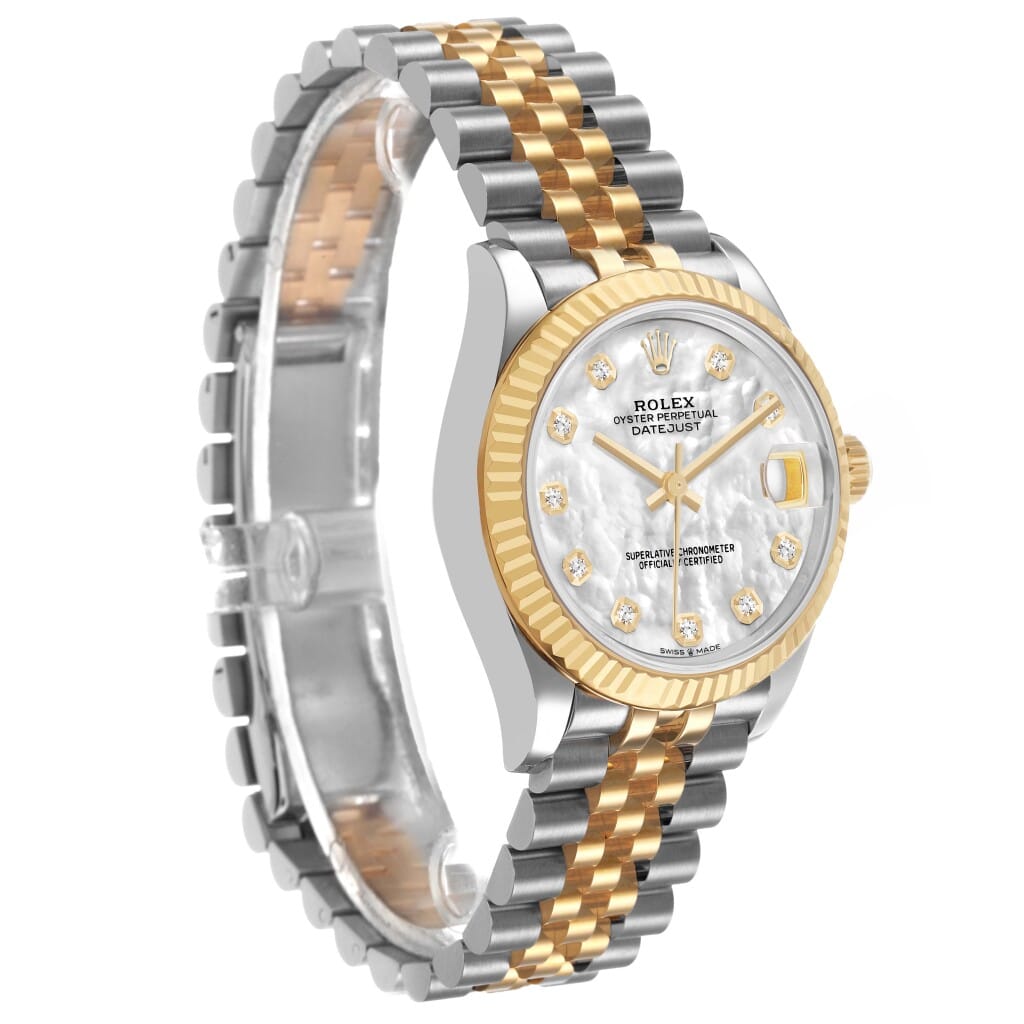 Datejust (Reference 278273). A 31mm stainless steel yellow gold automatic wristwatch with date. 2026
