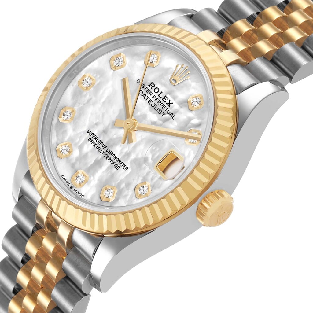 Datejust (Reference 278273). A 31mm stainless steel yellow gold automatic wristwatch with date. 2026