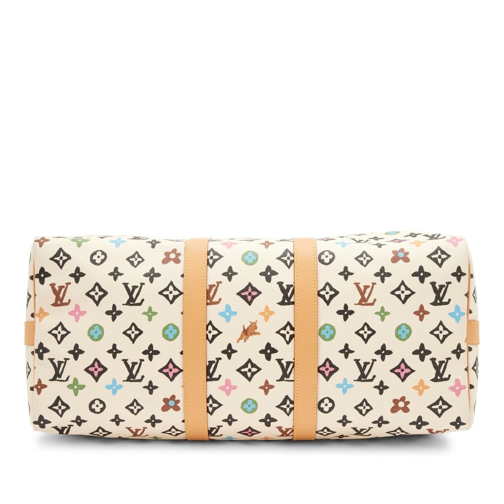 Tyler, the Creator Vanilla Craggy Monogram Keepall Bandouliere 45 Gold Hardware, 2024