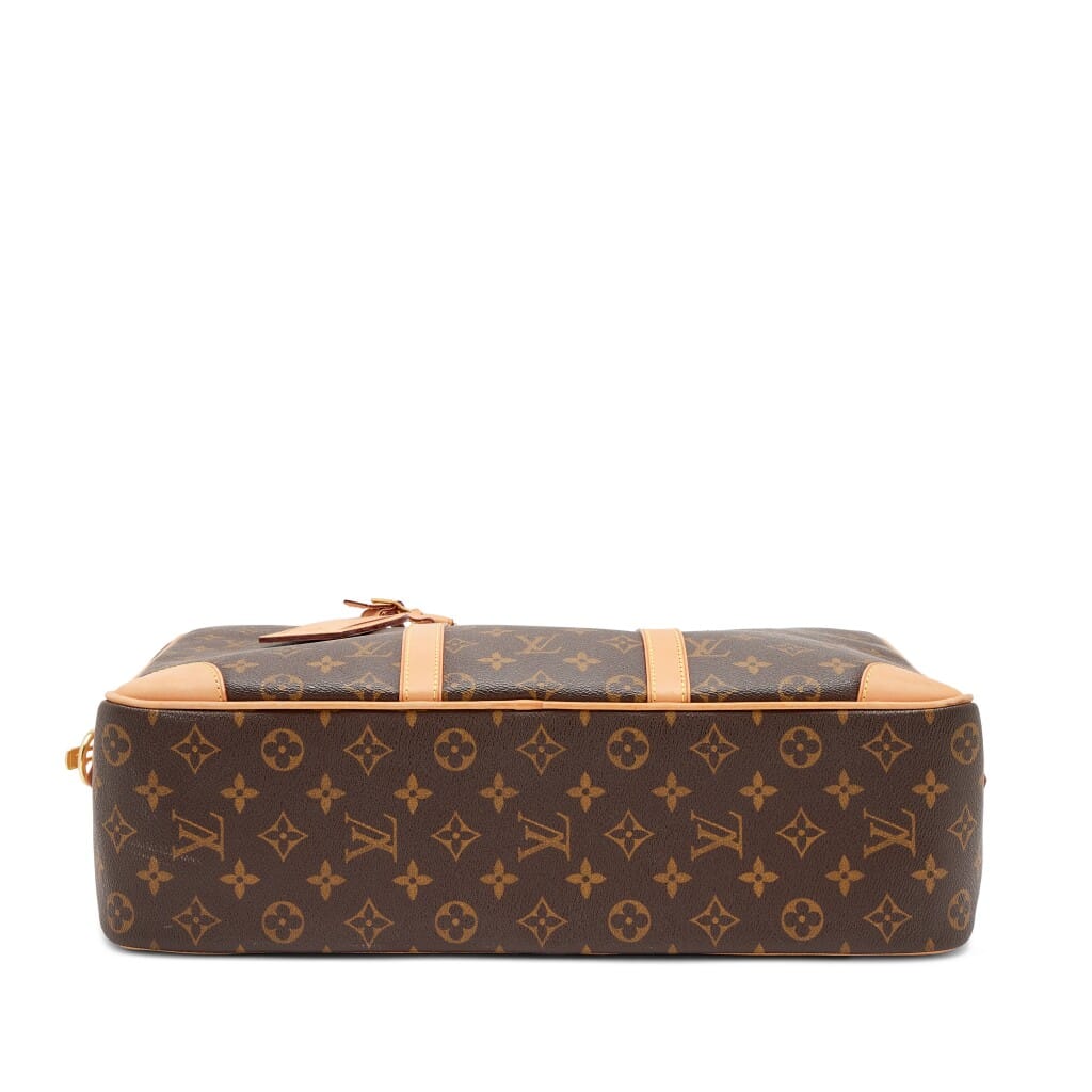 Monogram Coated Canvas Porte-Documents Voyage GM Briefcase Gold Hardware, 2010