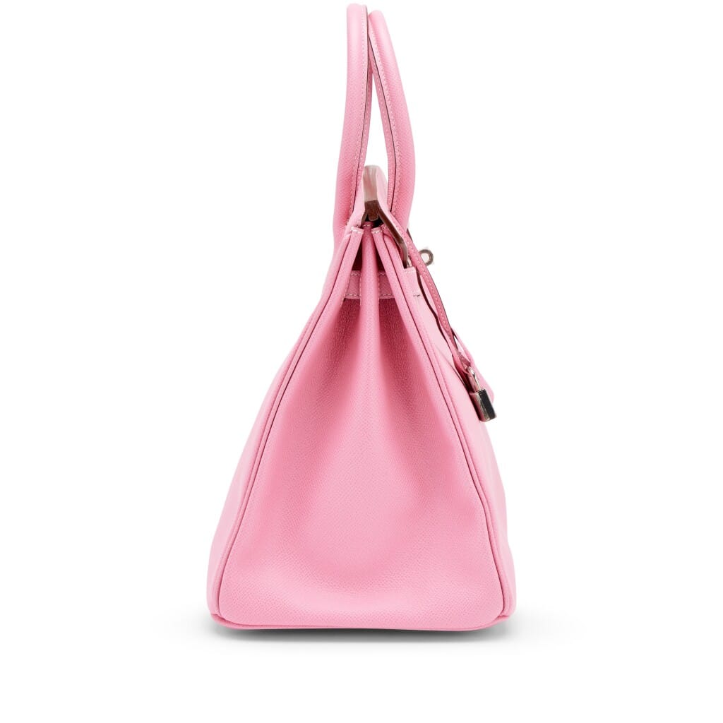 Bubblegum Pink 5P Epsom HSS Birkin 35 Palladium Hardware, 2011