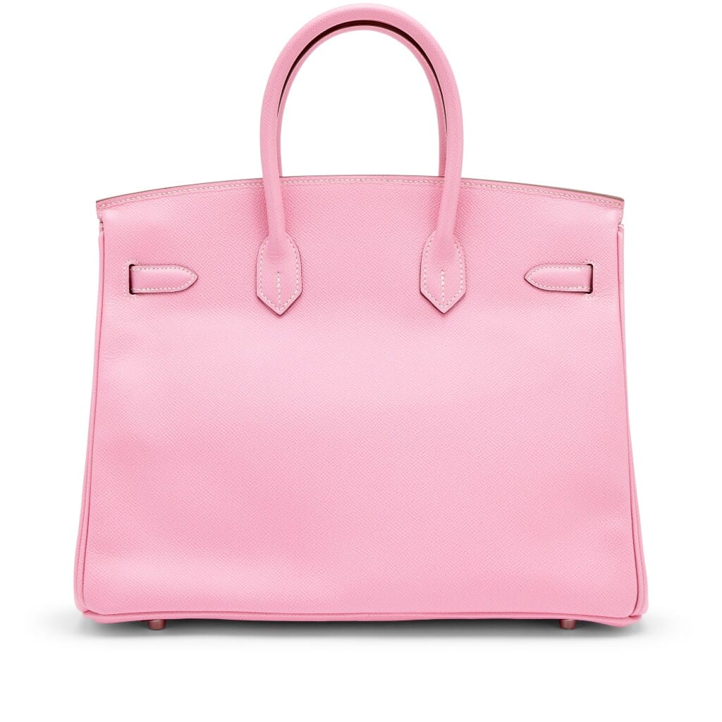 Bubblegum Pink 5P Epsom HSS Birkin 35 Palladium Hardware, 2011