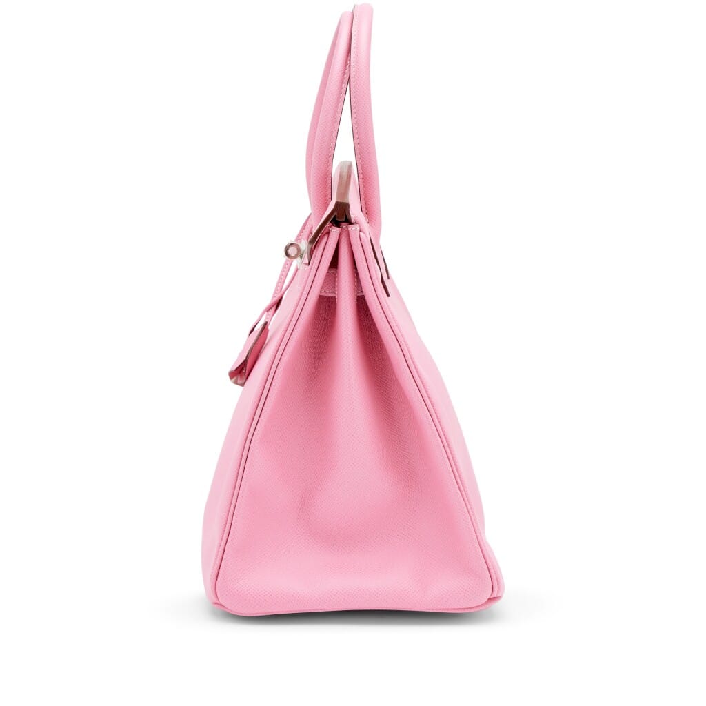 Bubblegum Pink 5P Epsom HSS Birkin 35 Palladium Hardware, 2011