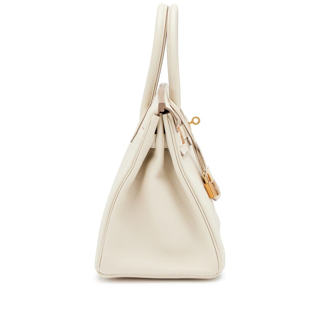 Craie Togo Birkin 30 Rose Gold Hardware, 2021