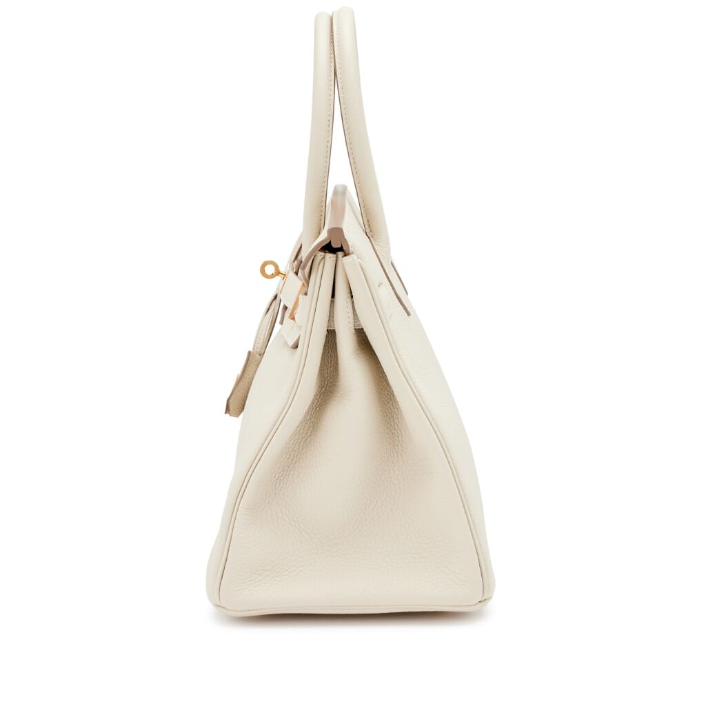 Craie Togo Birkin 30 Rose Gold Hardware, 2021