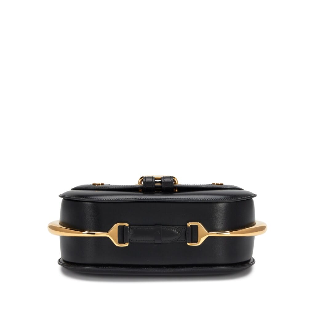 Black Box Calf Passe Guide Shoulder Bag Gold Hardware, 2013