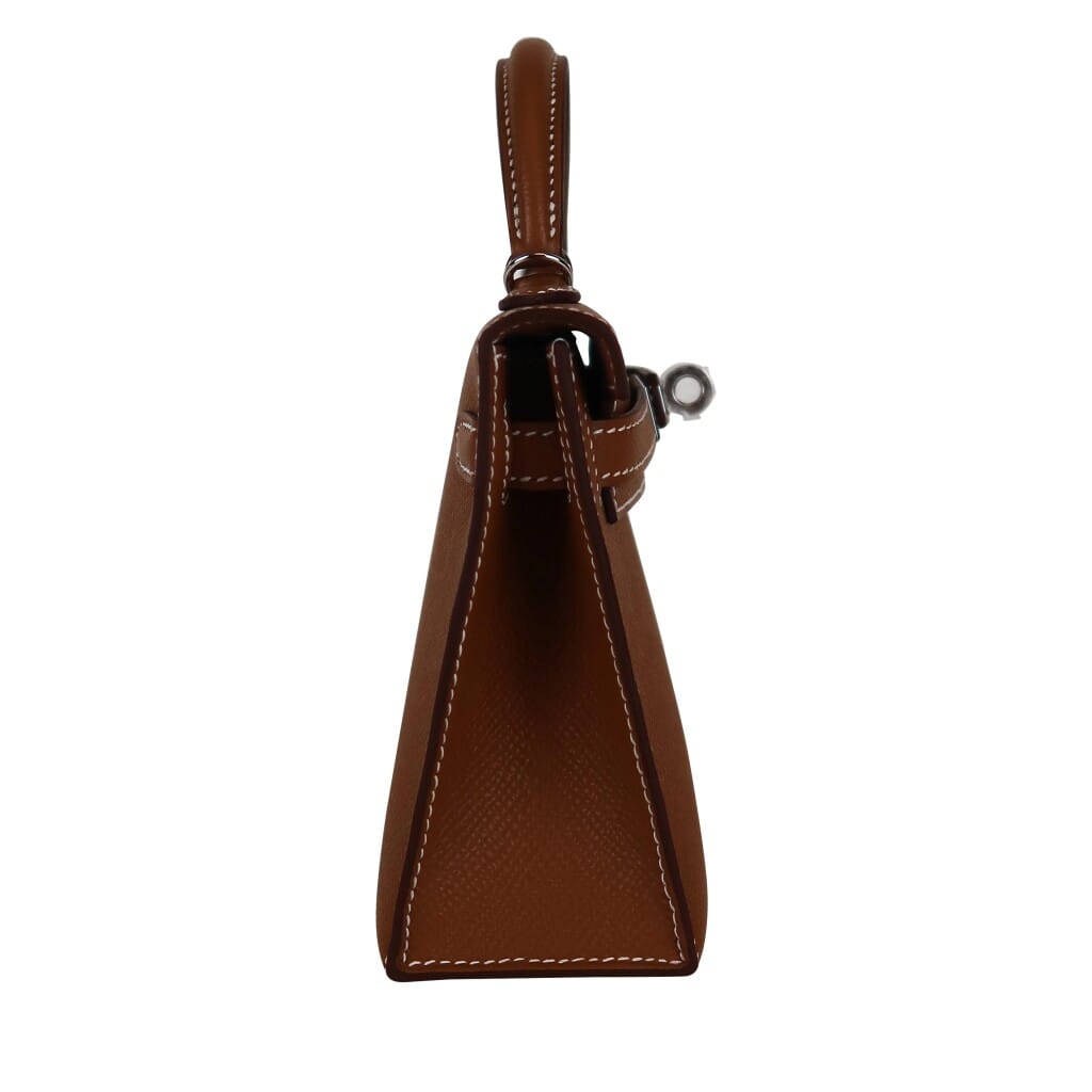Gold Epsom Mini Kelly 20 II Palladium Hardware, 2026