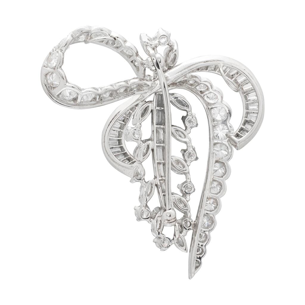 Platinum and Diamond Brooch