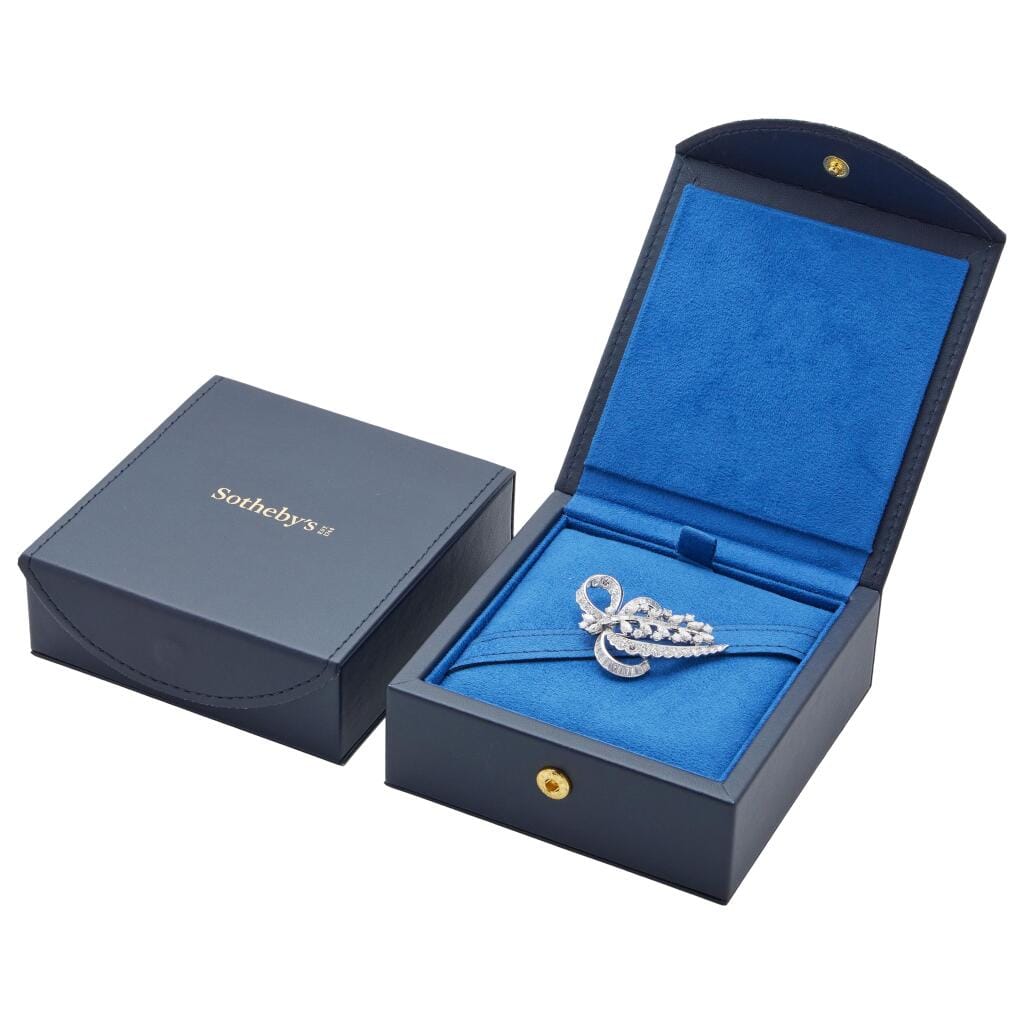 Platinum and Diamond Brooch
