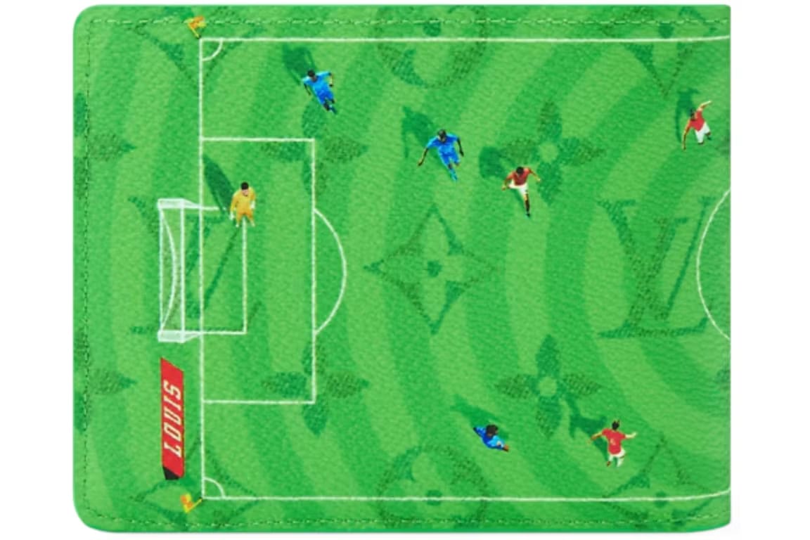 Louis Vuitton Football Multiple Wallet Green