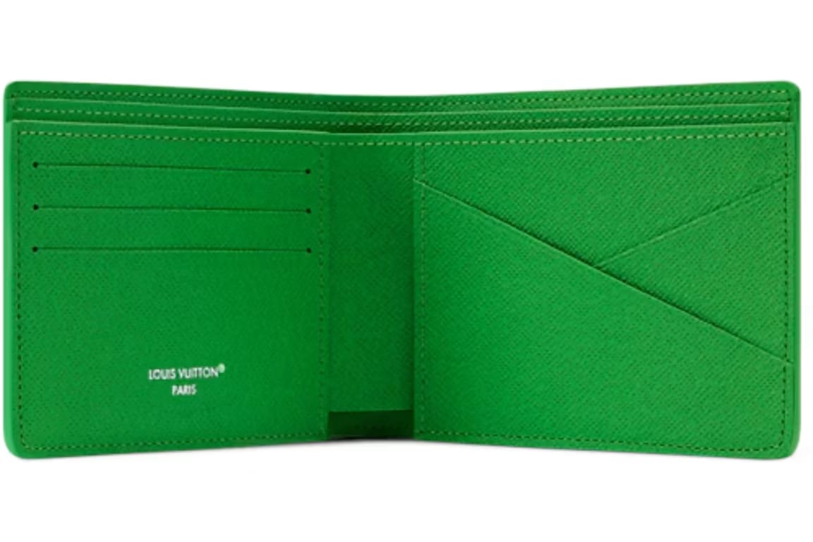 Louis Vuitton Football Multiple Wallet Green