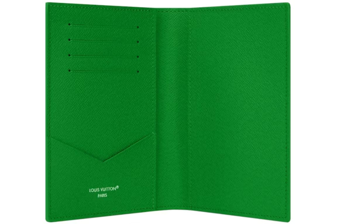 Louis Vuitton Football Passport Cover Green