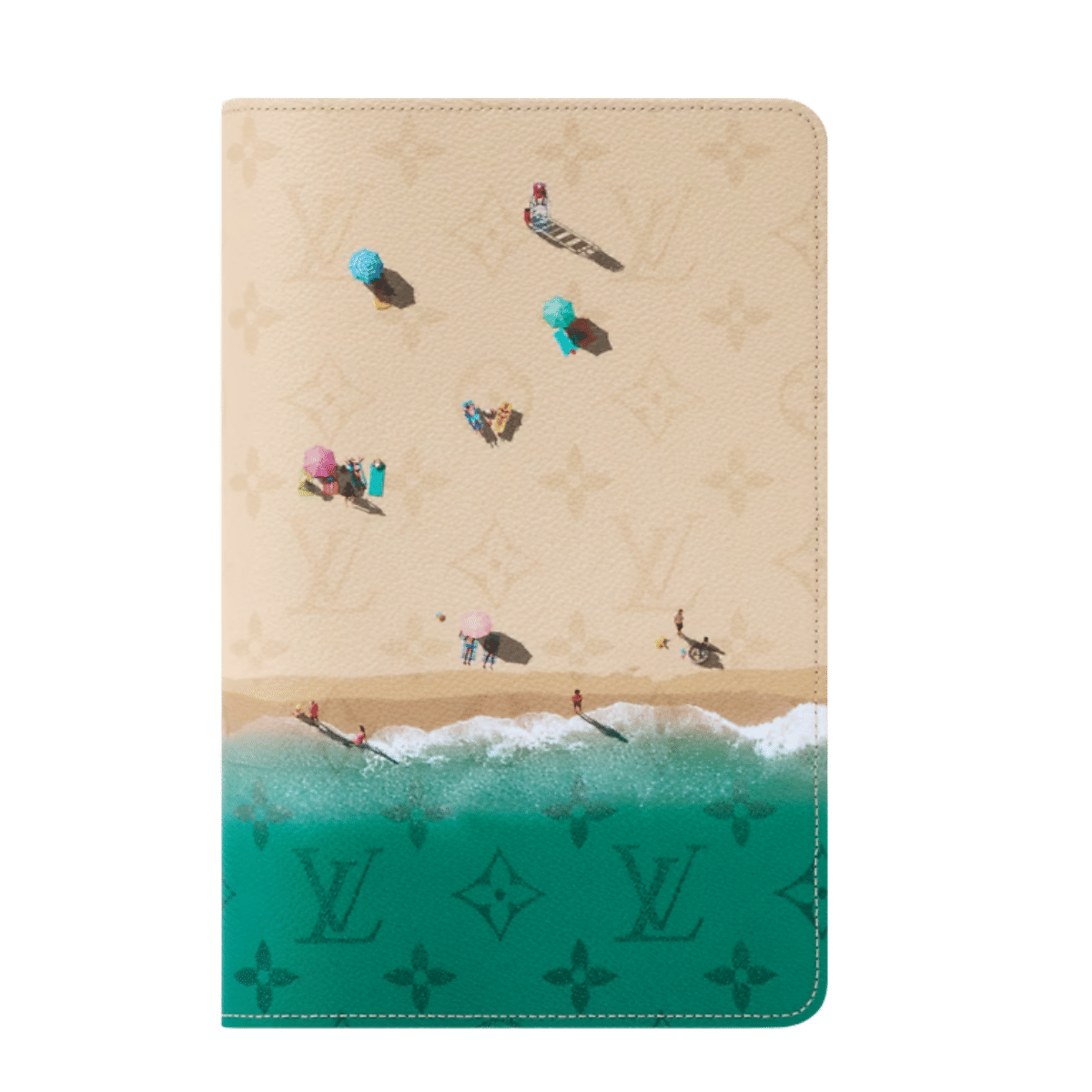 Louis Vuitton Emily Notebook Cover Beach Beige Coated canvas