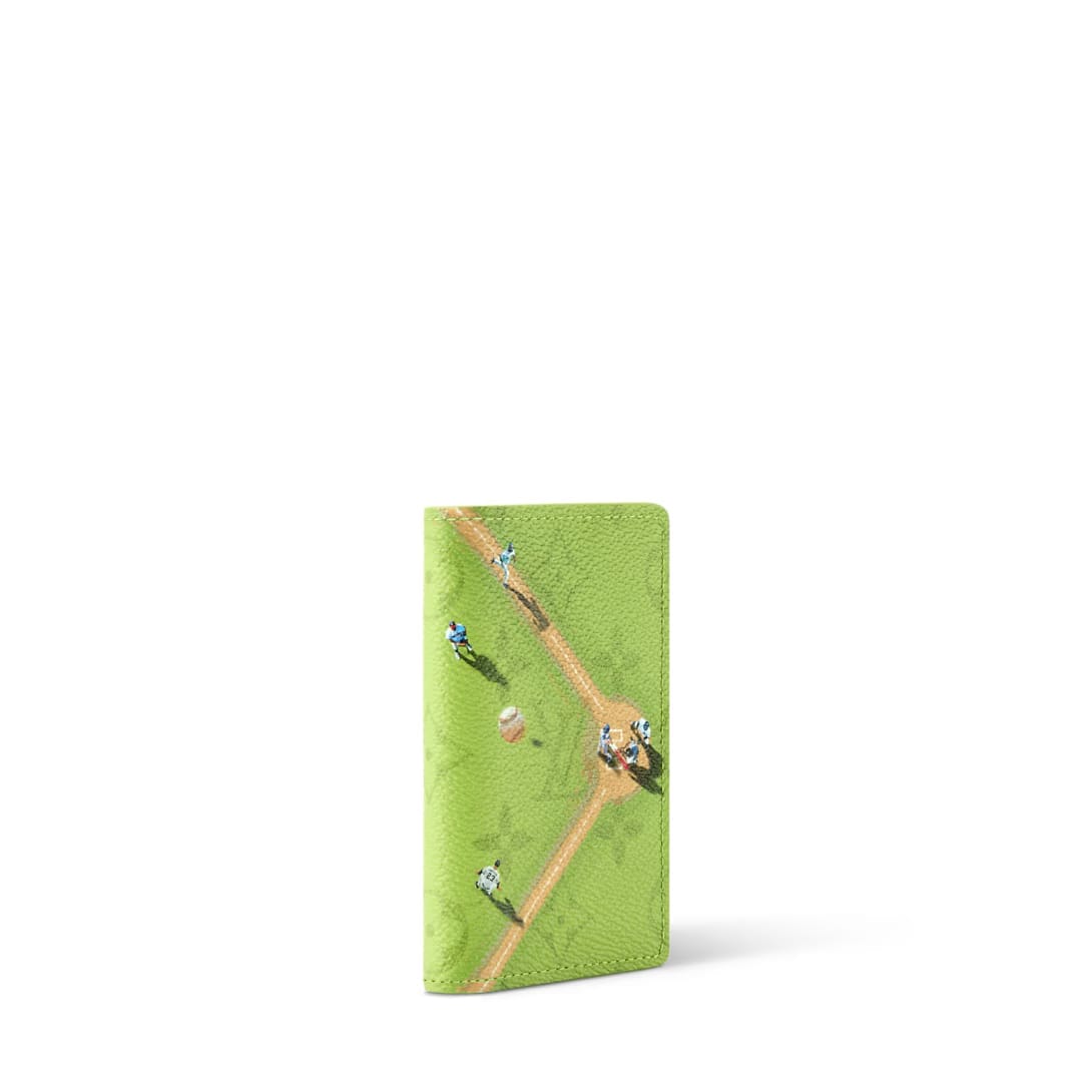 Louis Vuitton Pocket Organizer Monogram Baseball Green
