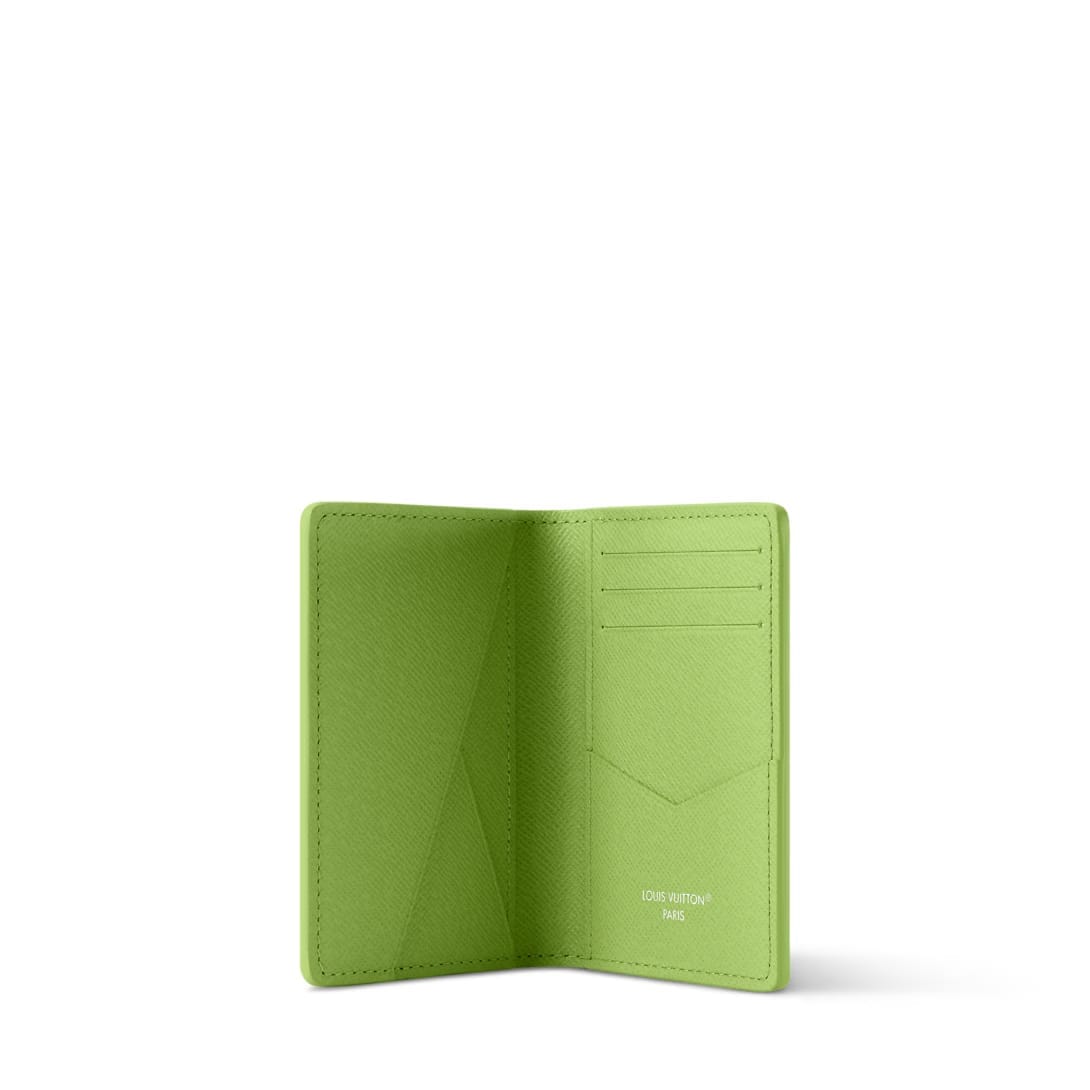 Louis Vuitton Pocket Organizer Monogram Baseball Green