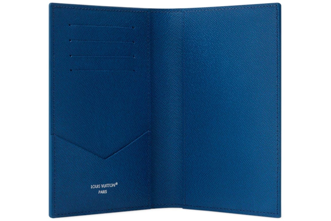 Louis Vuitton Catamaran Passport Cover Navy