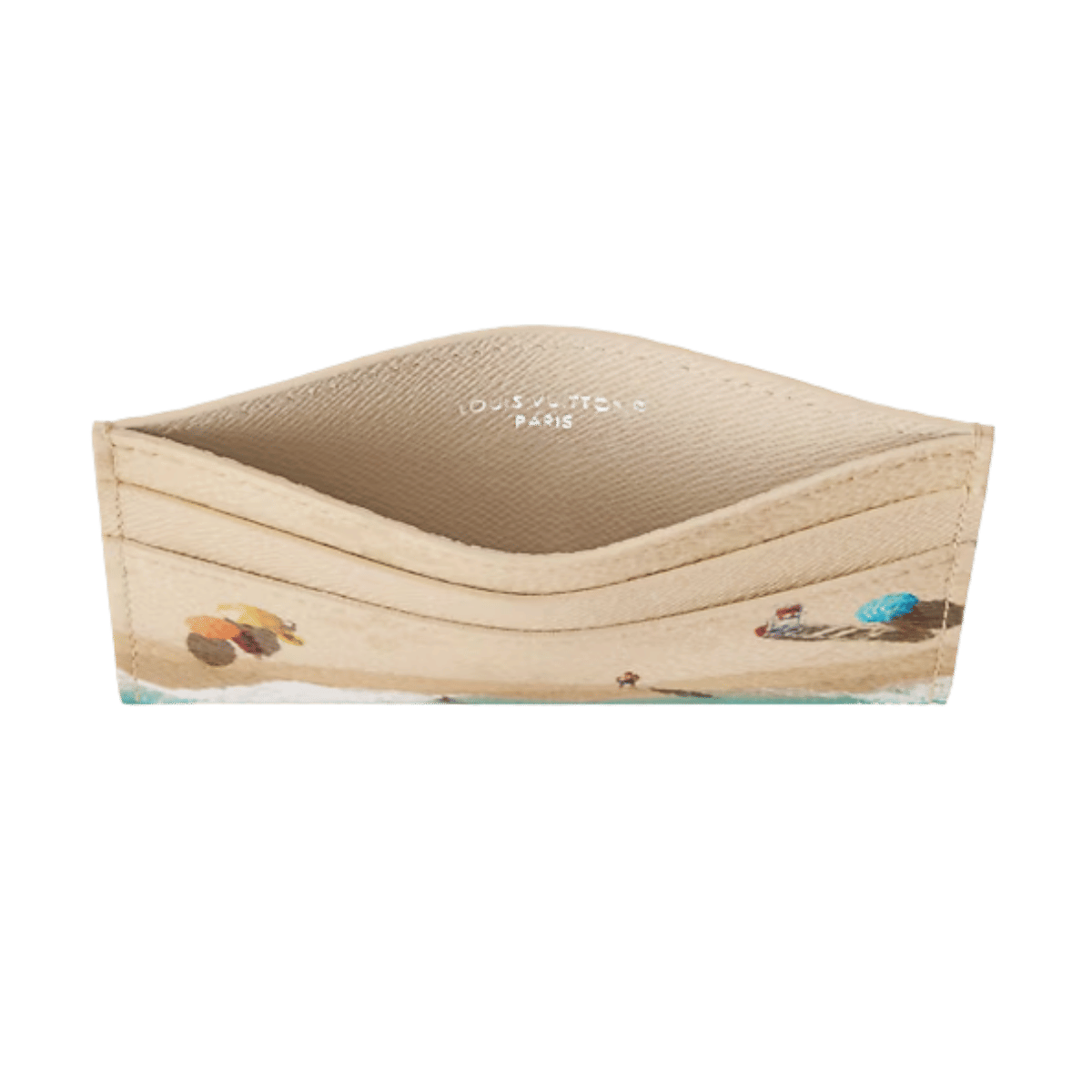 Louis Vuitton Double Card Holder Beach Sand