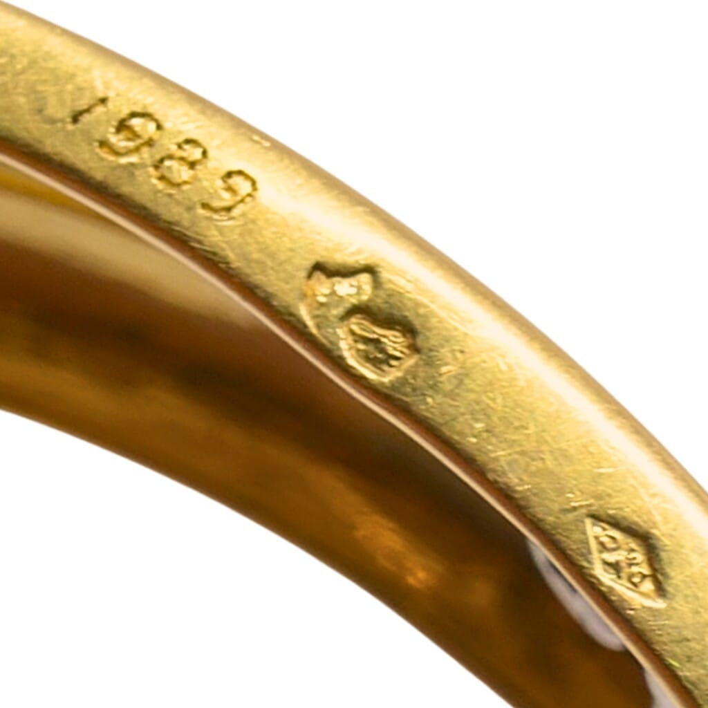 Vintage Gold, Platinum, Ruby and Diamond Cuff Bracelet
