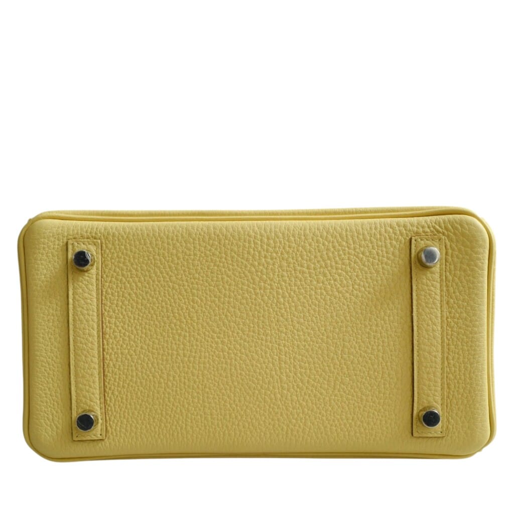 Jaune Poussin Togo Birkin 25 Palladium Hardware, 2026