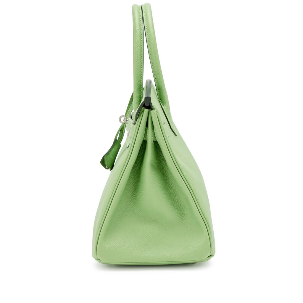 Vert Criquet Epsom Birkin 30 Palladium Hardware, 2020