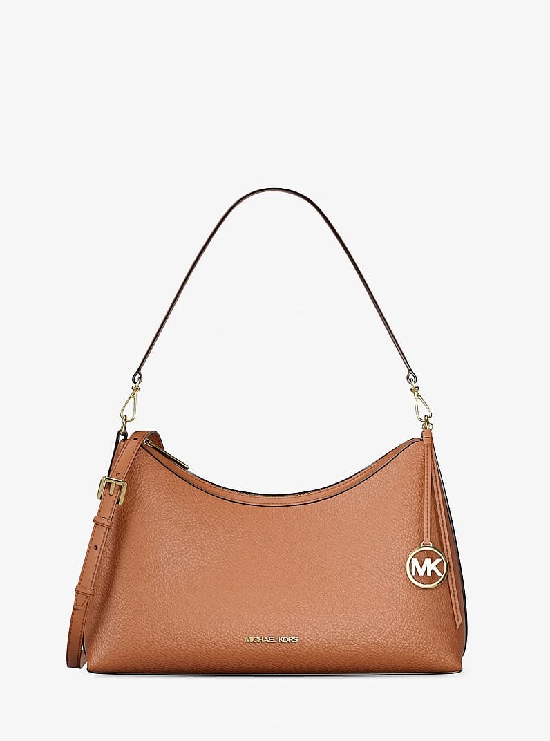 Sammy Medium Pebbled Leather Convertible Shoulder Bag