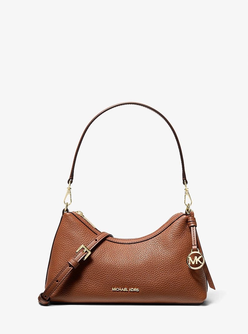 Sammy Small Pebbled Leather Convertible Crossbody Bag