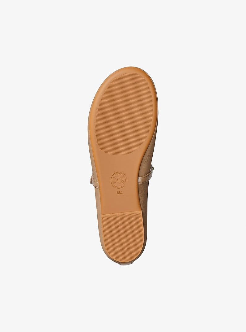 Phoebe Embellished Leather Ballet Flat