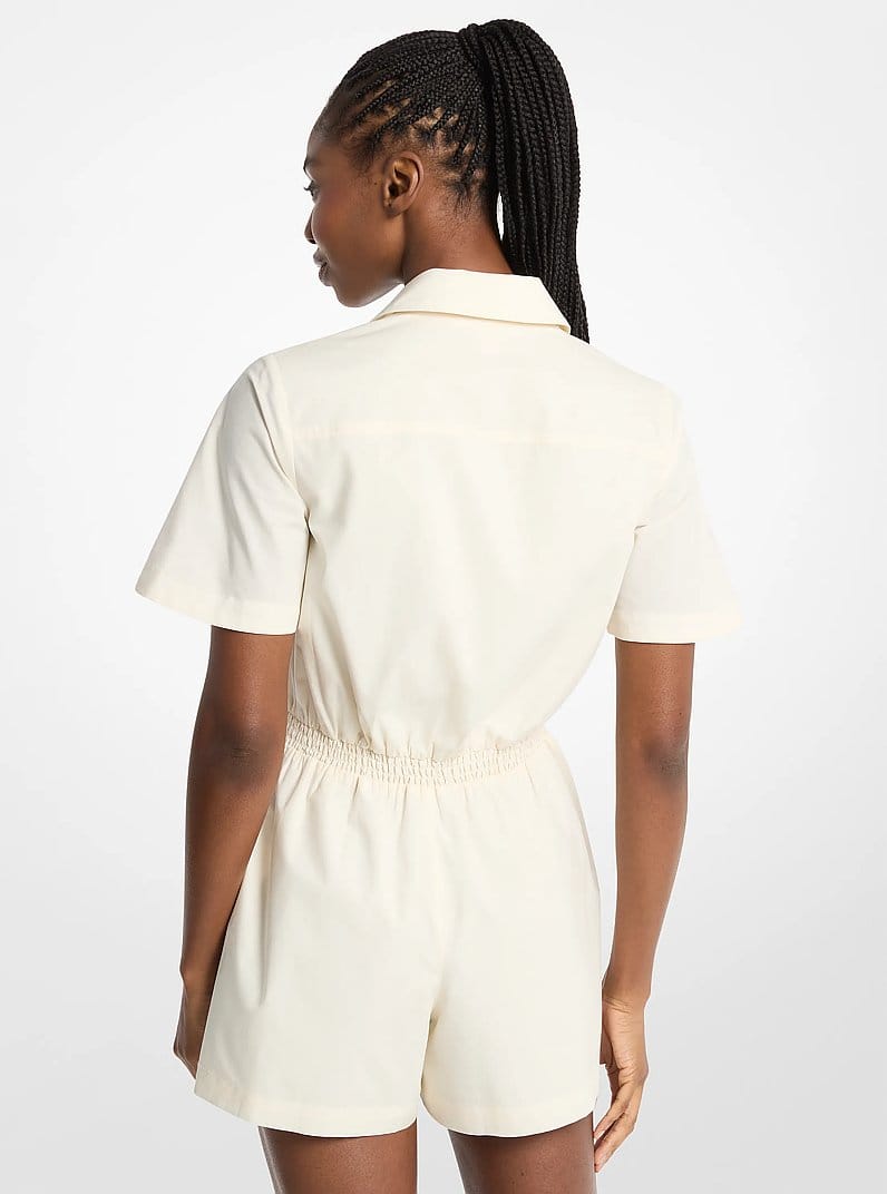 Cotton Poplin Romper
