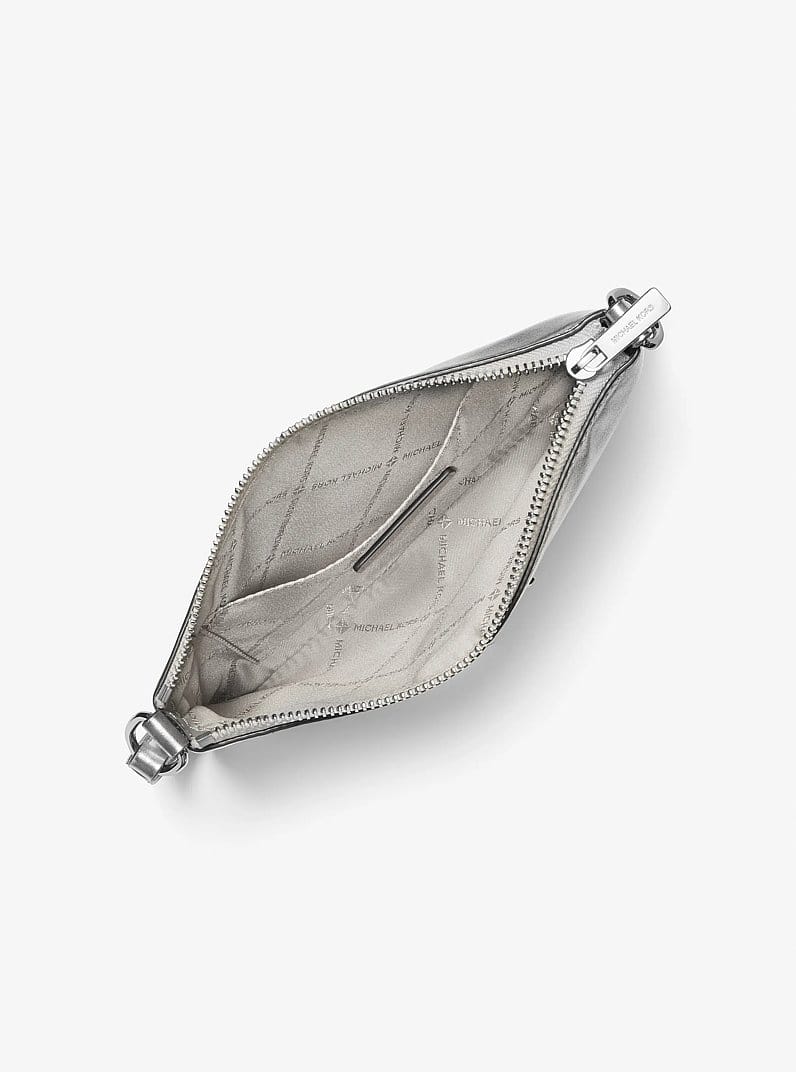 Jet Set Small Metallic Wristlet