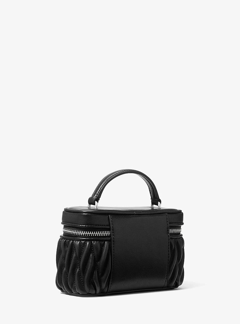 Vivi Small Matelassé Burnished Vanity Crossbody Bag