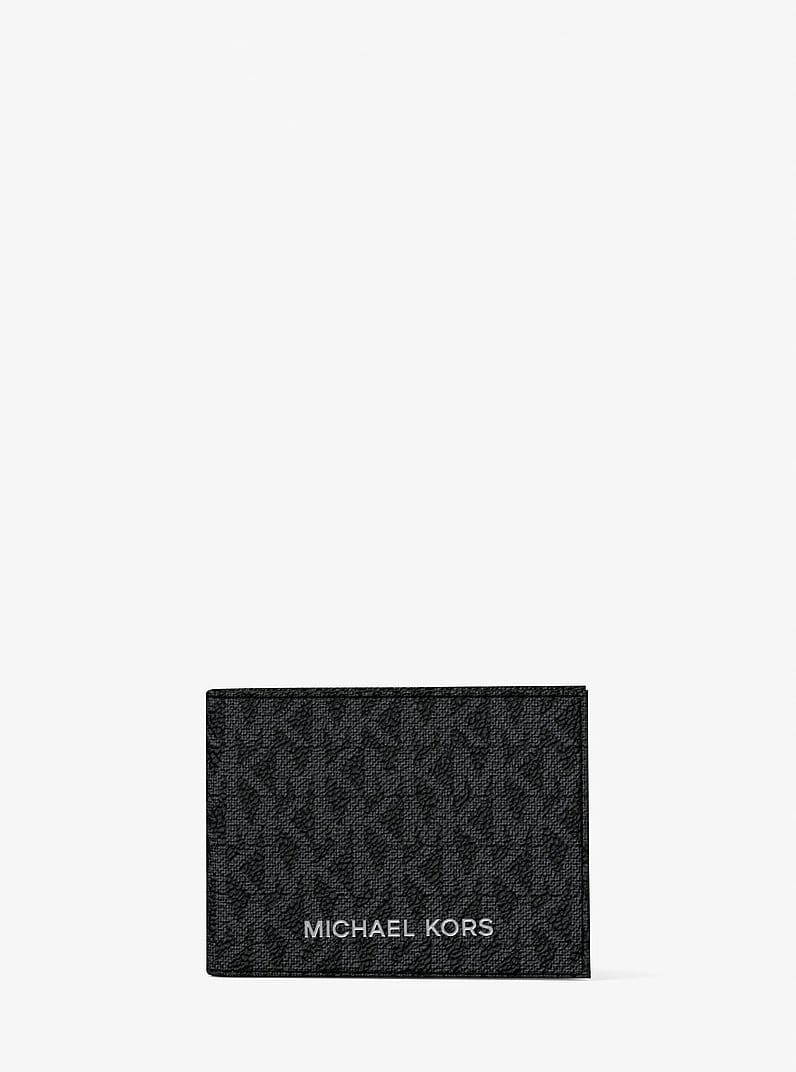 Cooper Striped Signature Logo Billfold Wallet With Passcase
