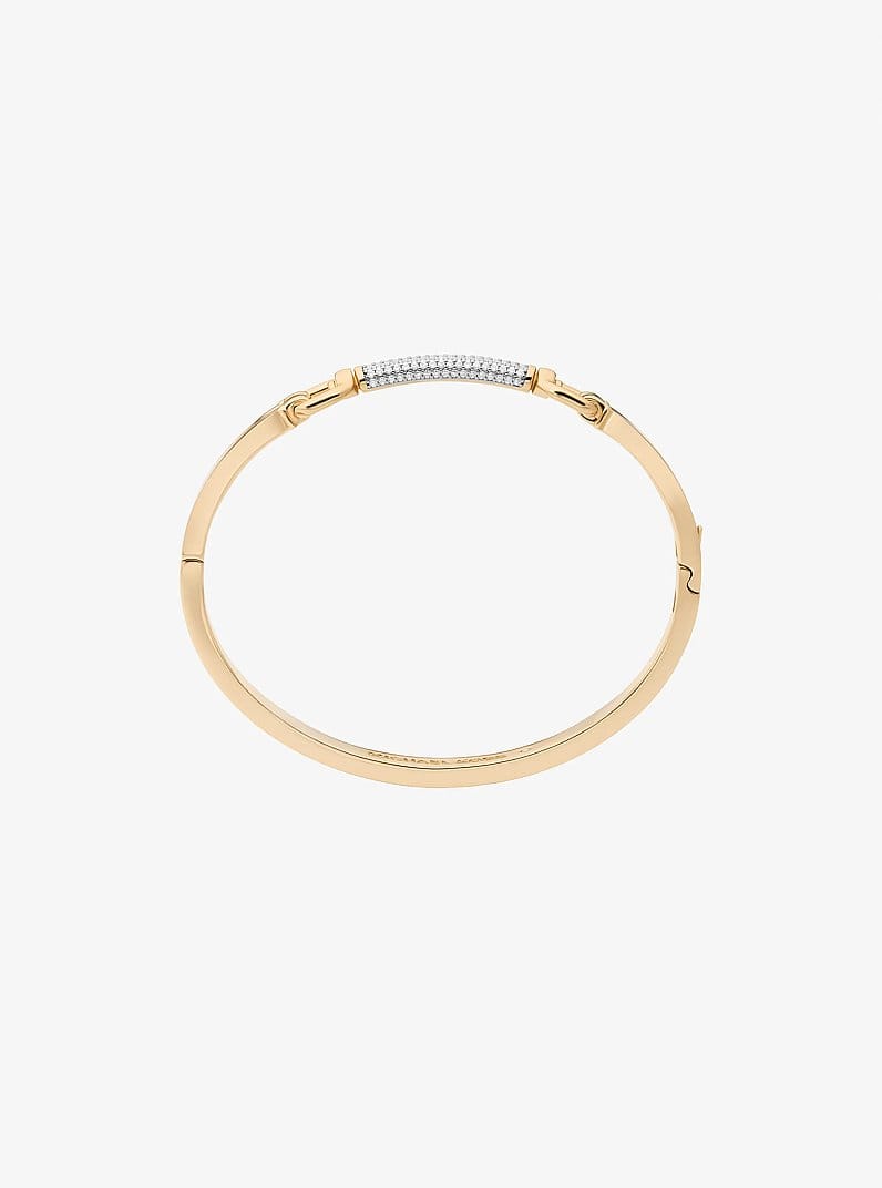 Pavé Horsebit Bangle
