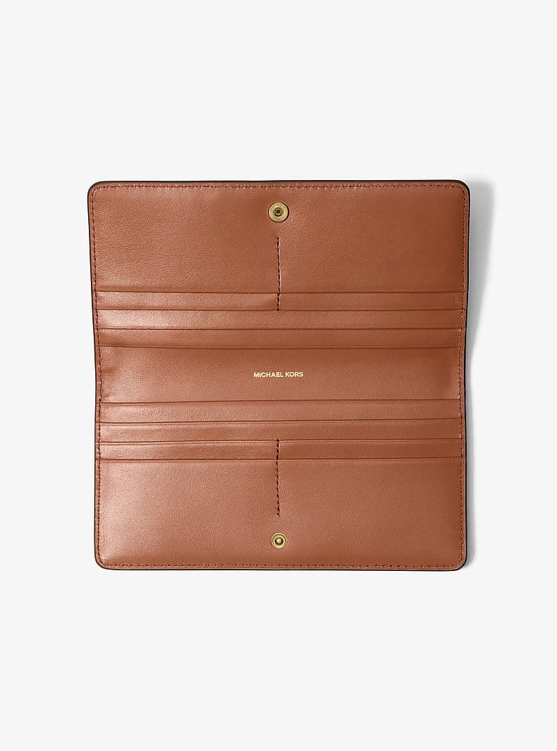 Bryant Large Pebbled Leather Snap-Front Wallet