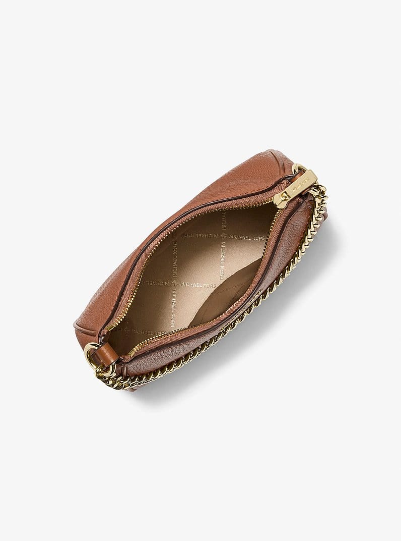 Jet Set Travel Small Pebbled Leather Convertible Crossbody Bag