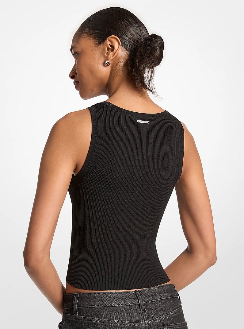 Ribbed Viscose Tank Top