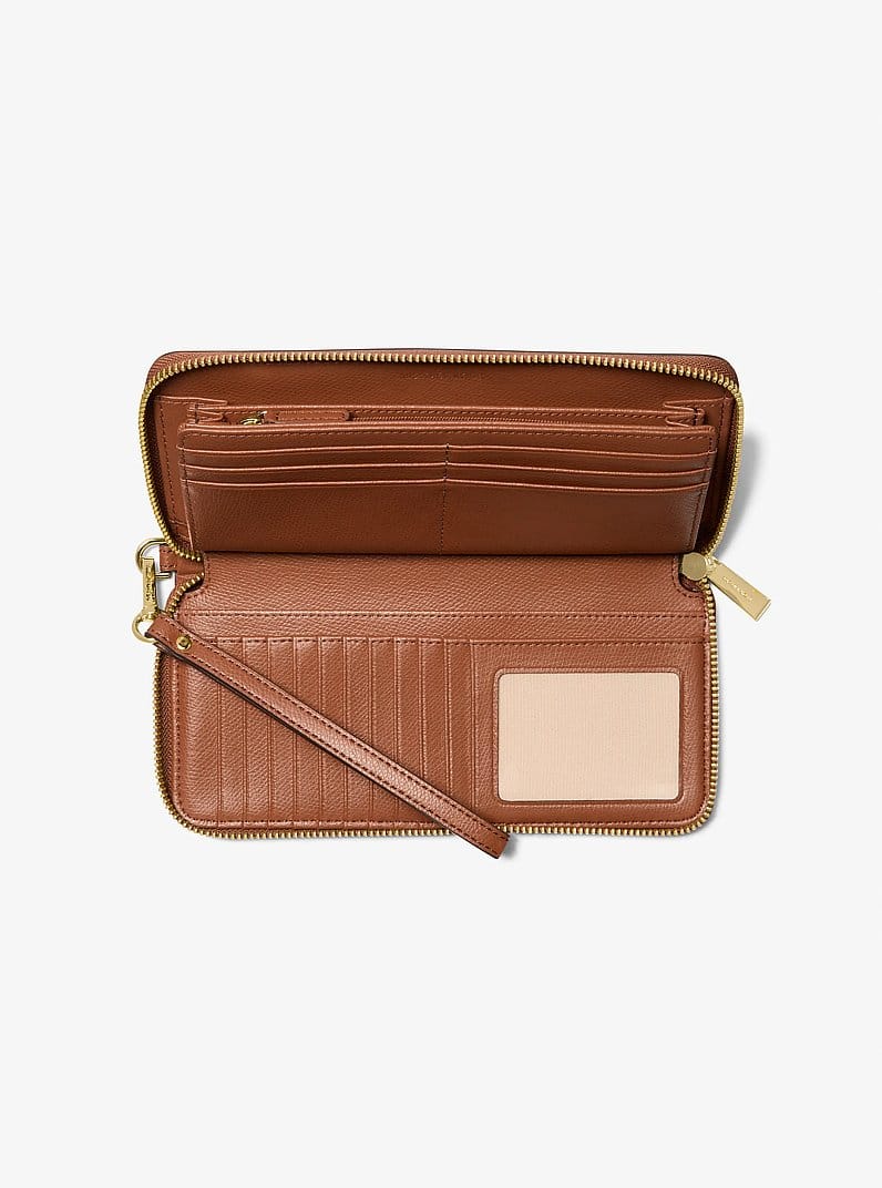 Jet Set Travel Large Leather Continental Wallet
