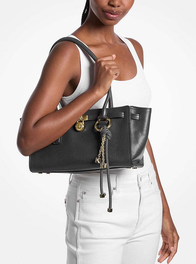 Hamilton Moderne Small Leather Satchel