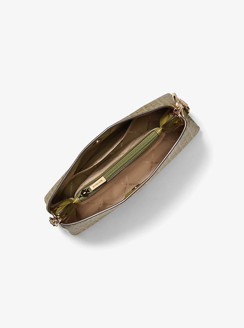 Christina Small Signature Logo Crossbody Bag