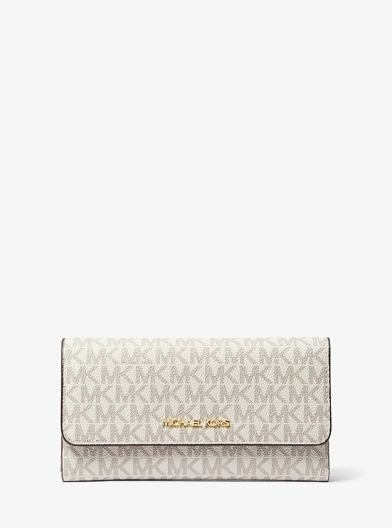Jet Set Large Logo Trifold Wallet