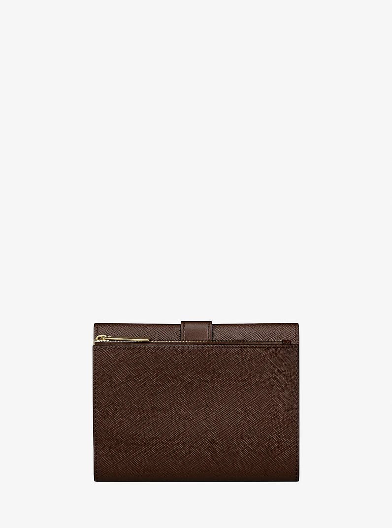 Greenwich Medium Saffiano Leather Trifold Wallet