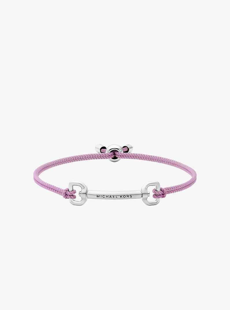 Horsebit Corded Slider Bracelet