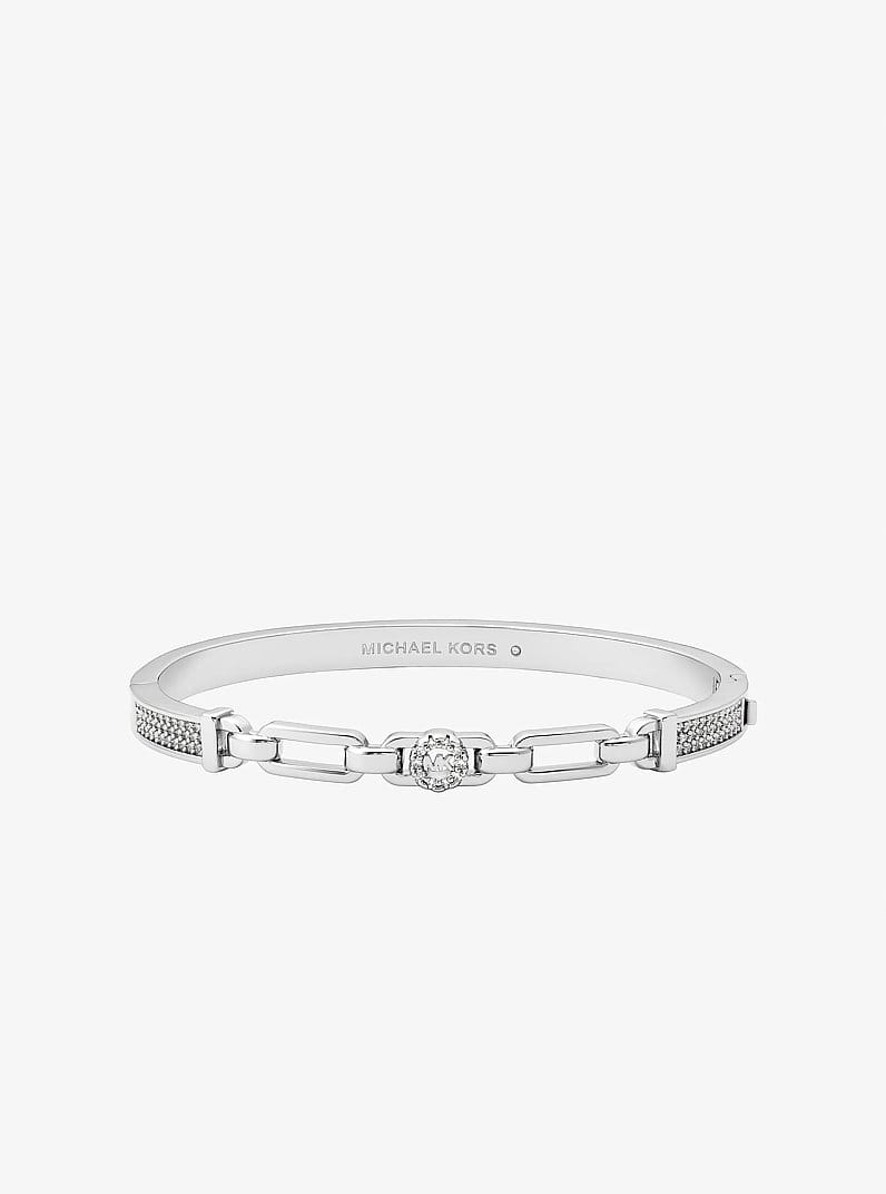Pavé Logo Bangle and Stud Earrings Gift Set