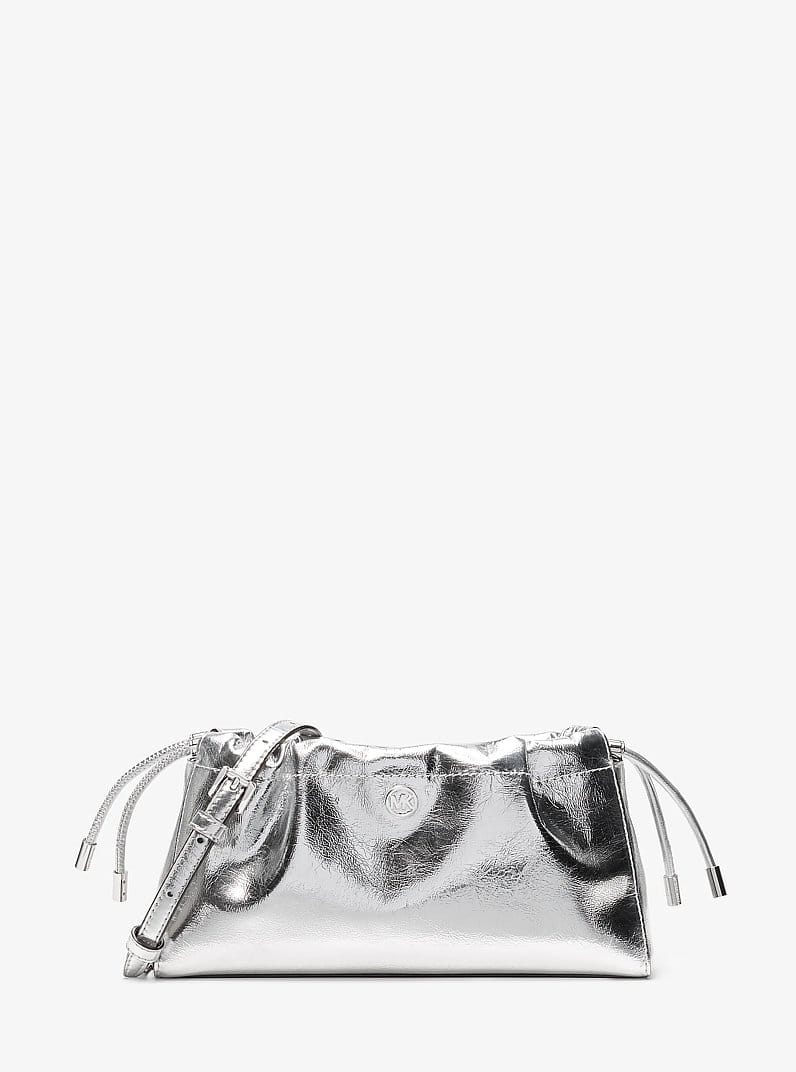 Matilda Small Metallic Cinched Crossbody Bag