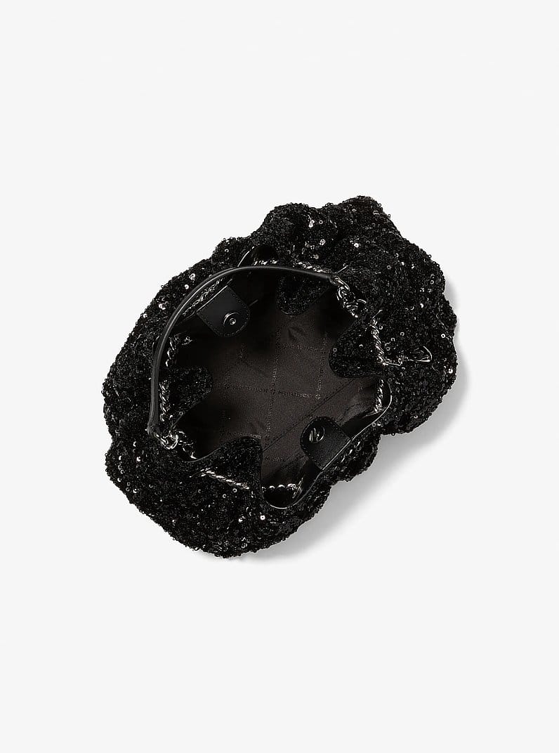 Mina Small Sequin Embellished Convertible Pochette