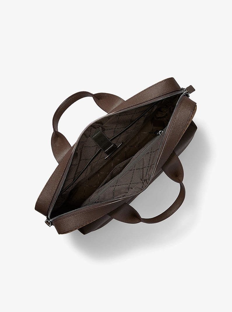 Pacey Medium Signature Logo Pocket Briefcase