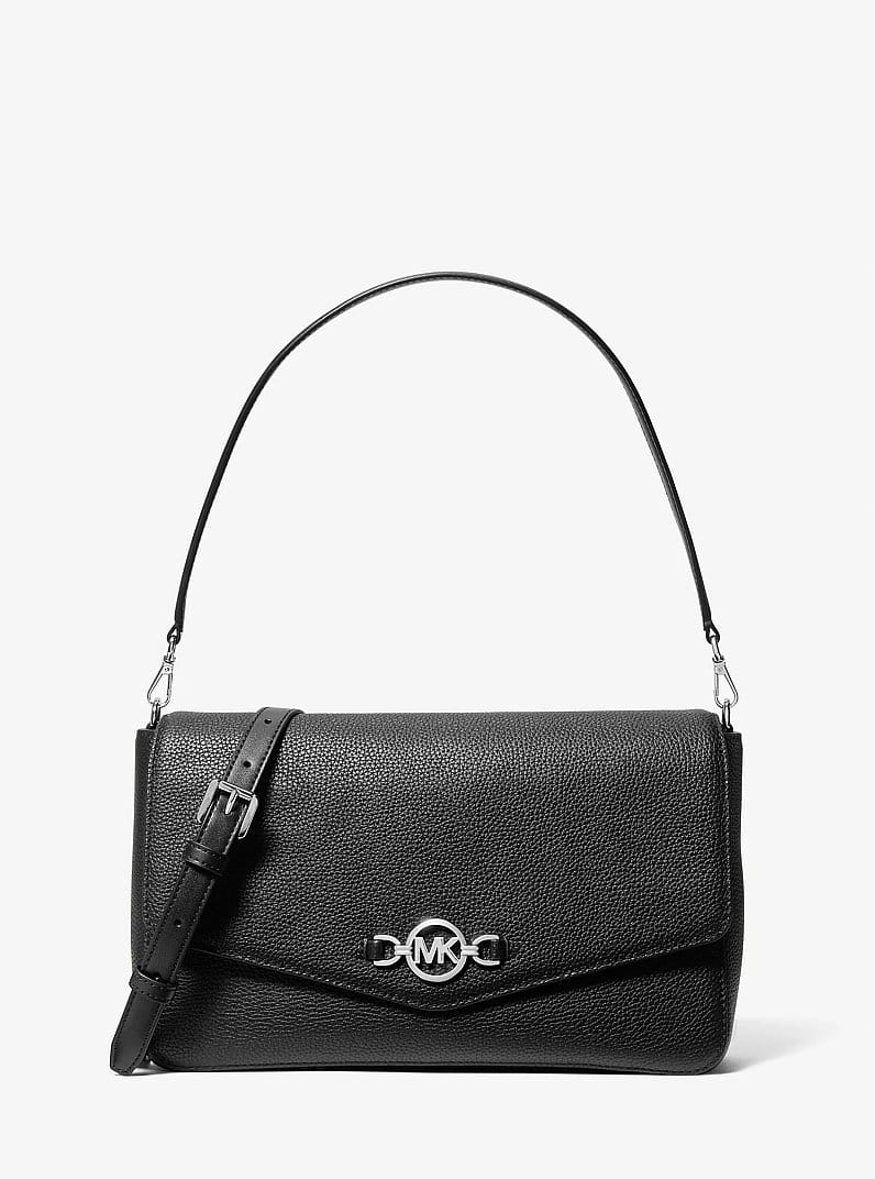 Kacey Large Pebbled Leather Convertible Crossbody Bag